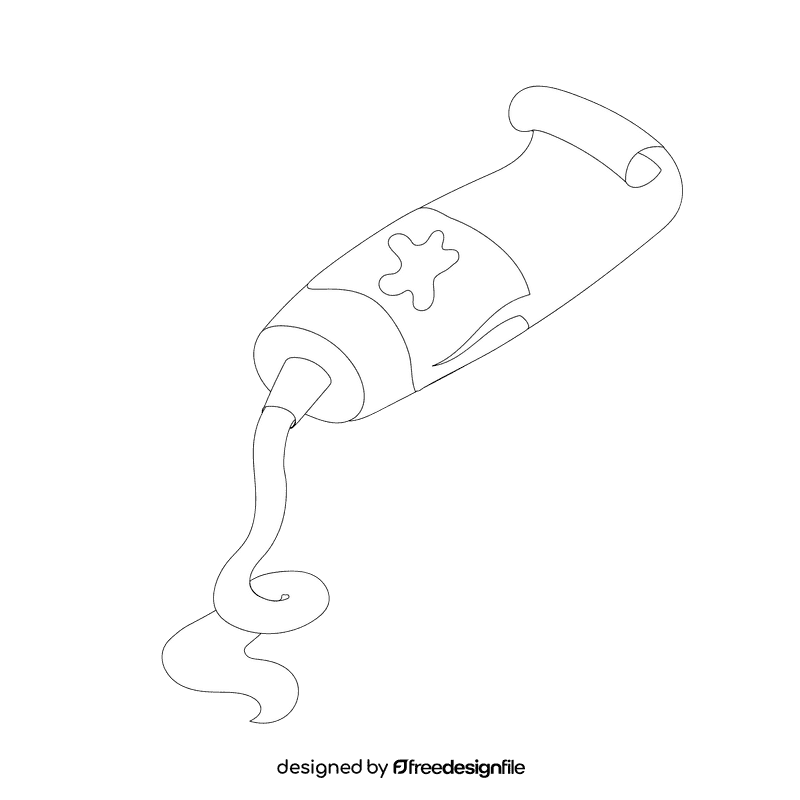 Artist Paint black and white clipart