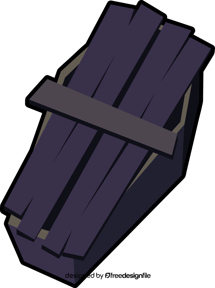 Vampire coffin clipart