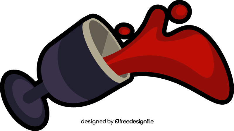 Vampire cup of blood clipart