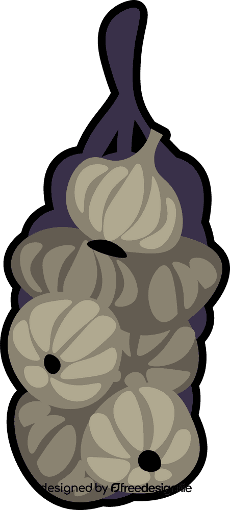 Vampire garlic clipart