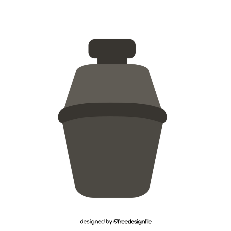 Hiking water bottle clipart