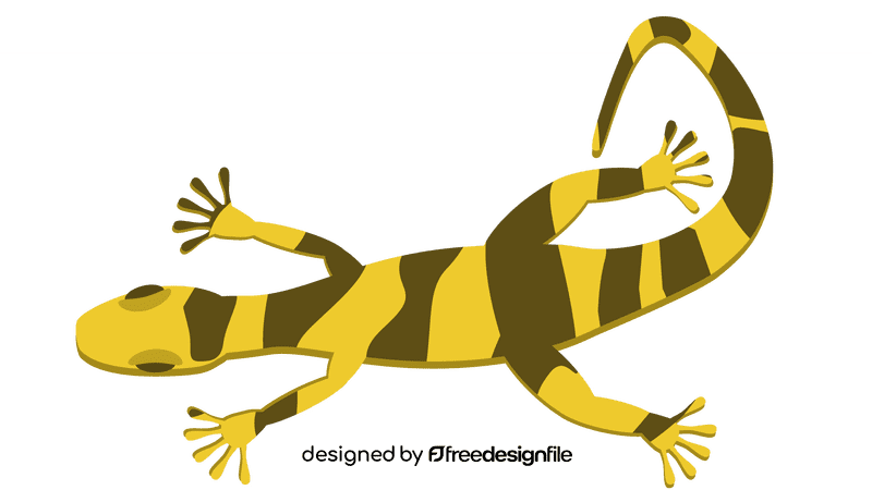 Gecko camouflage clipart