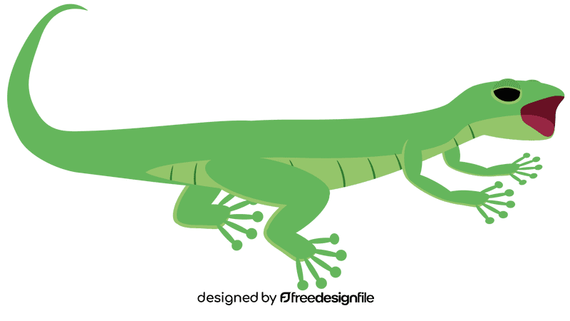 Gecko mouth clipart