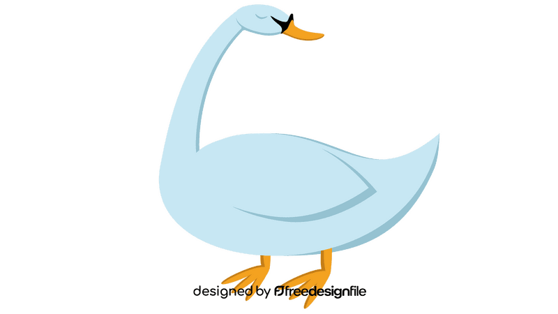 Swan bird clipart