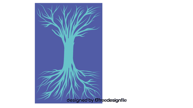Tree of life squared clipart