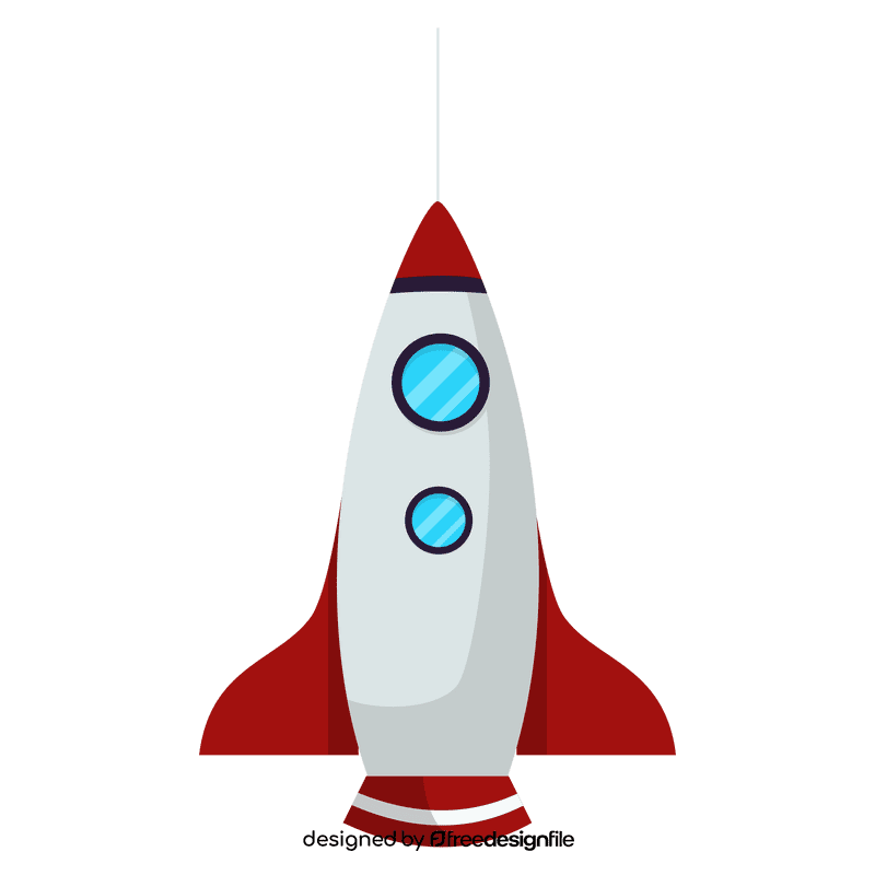Rocket ship clipart