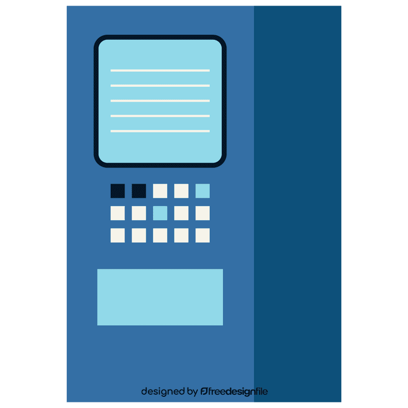 Computer machine clipart