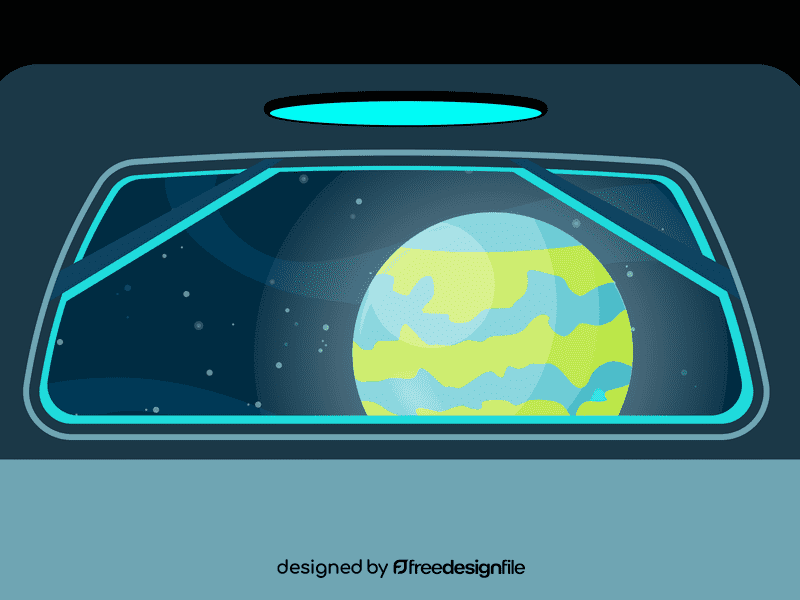 Spaceship room vector