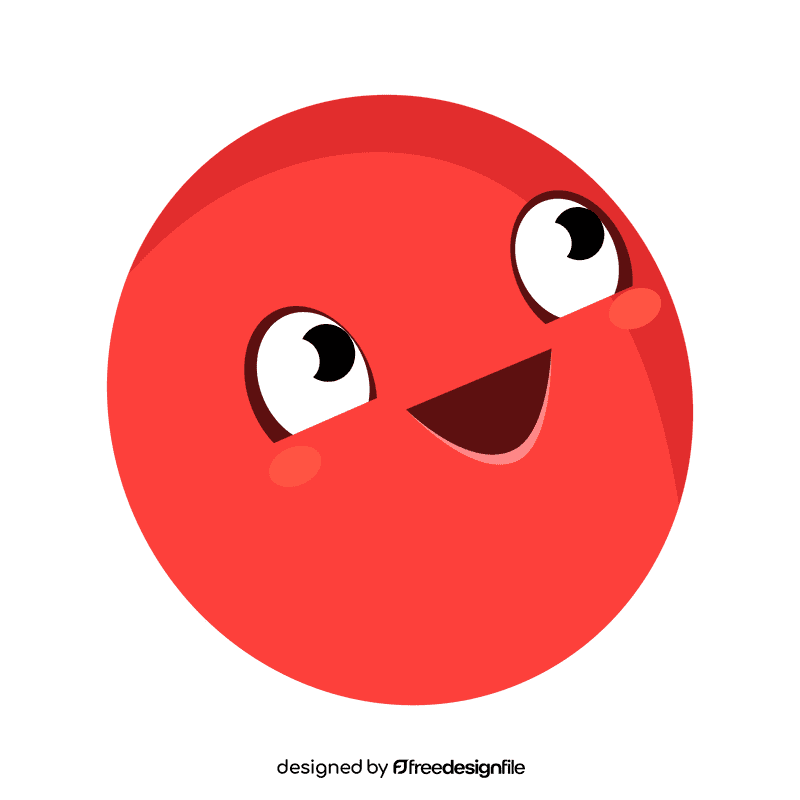 Cute alien ball clipart