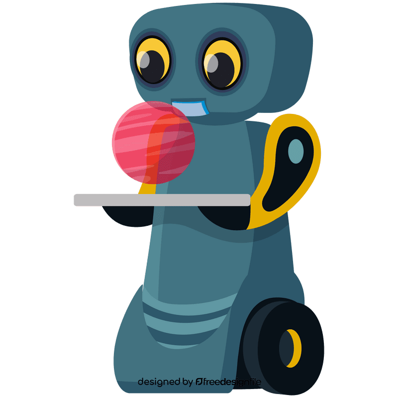 Cute robot clipart