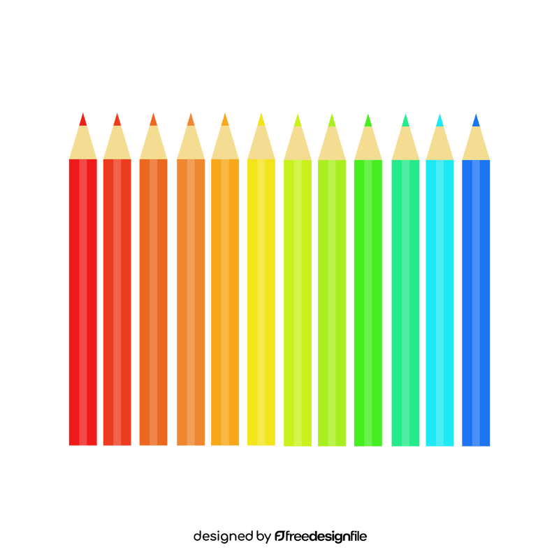 Colour pencil clipart