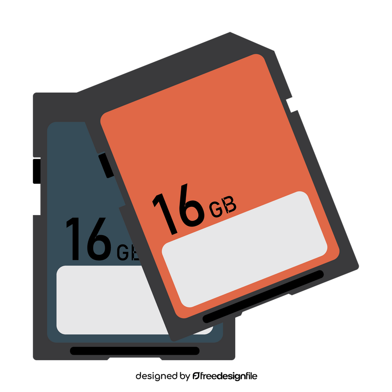 Memory card clipart
