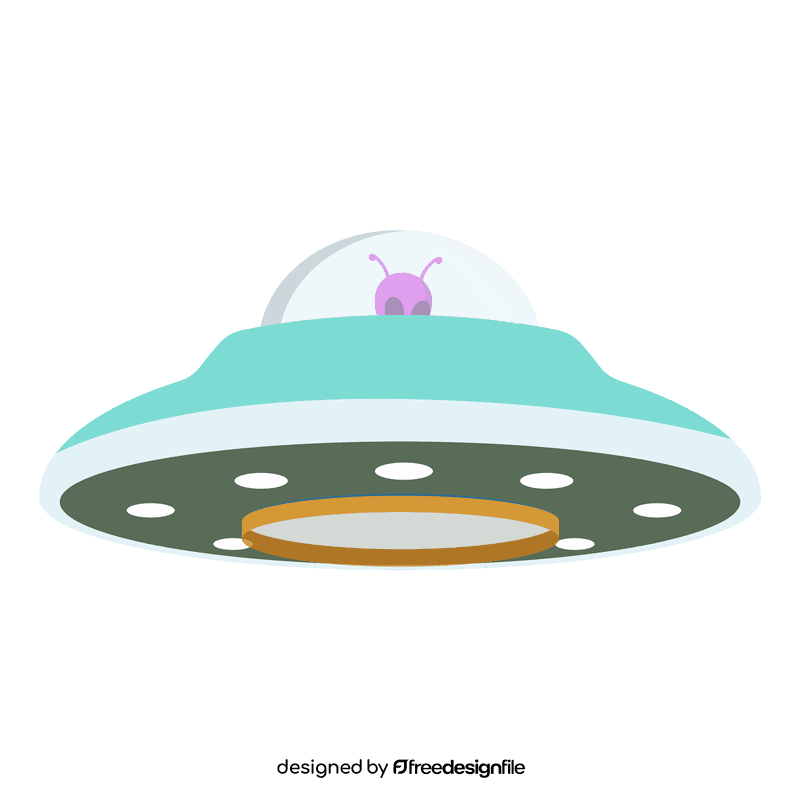Ufo alien clipart