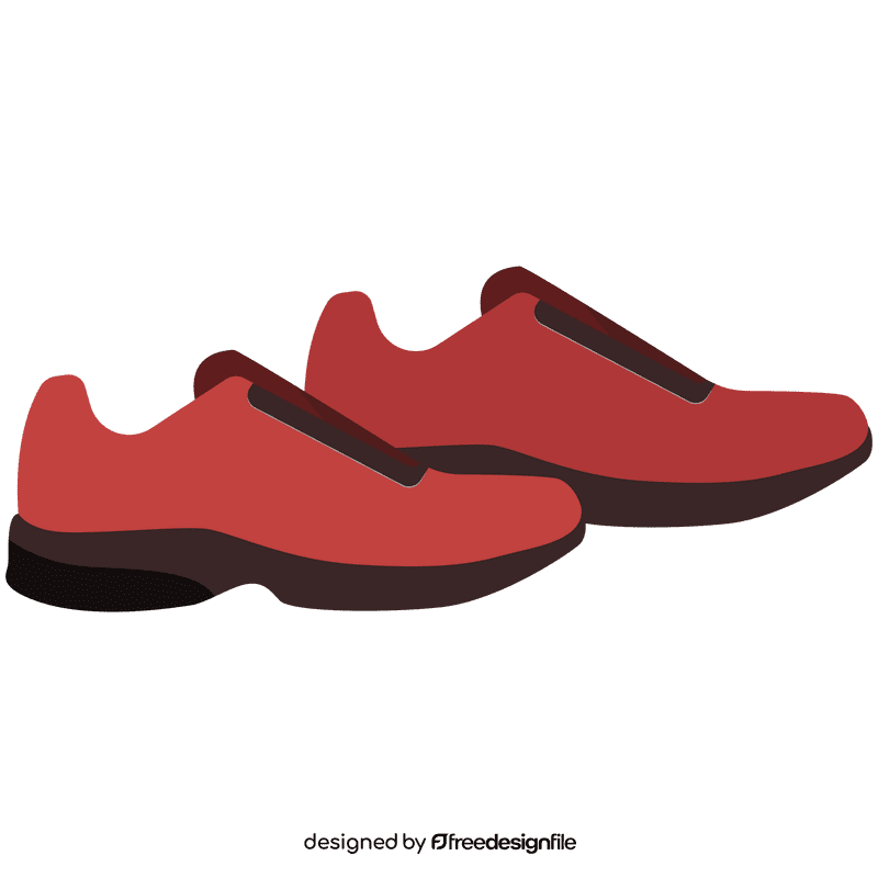 Workout shoes clipart