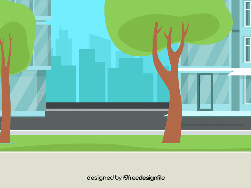 City street vector