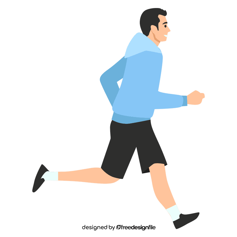Man run clipart