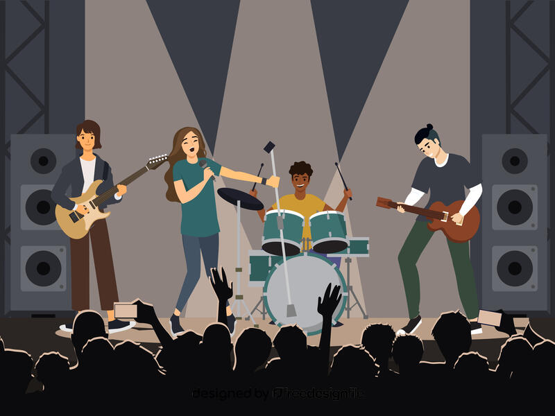Musician vector