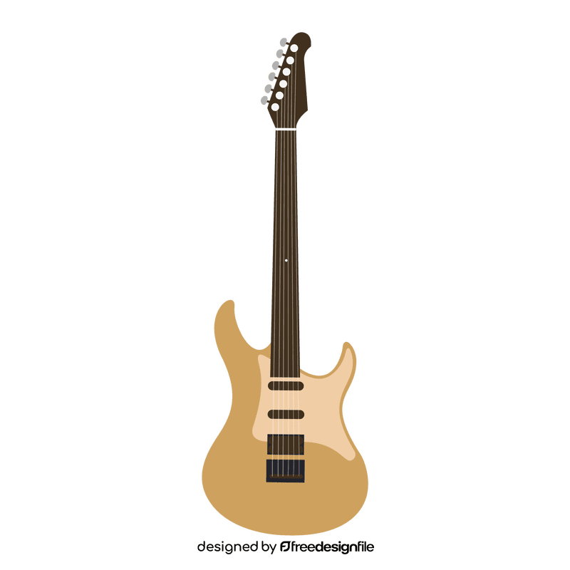 Electric guitar clipart