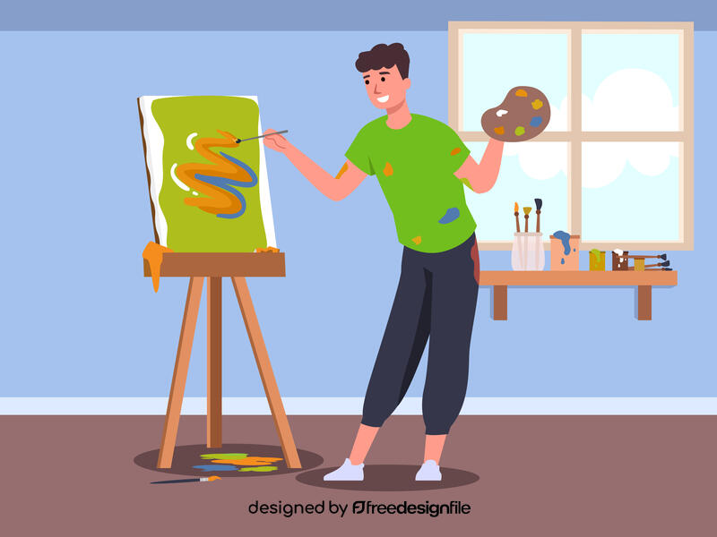 Painter vector