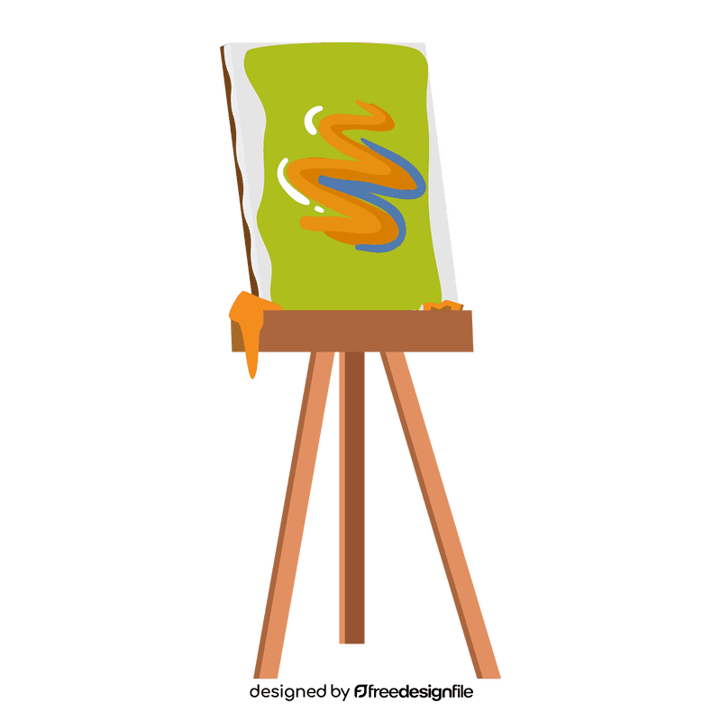 Painting board clipart