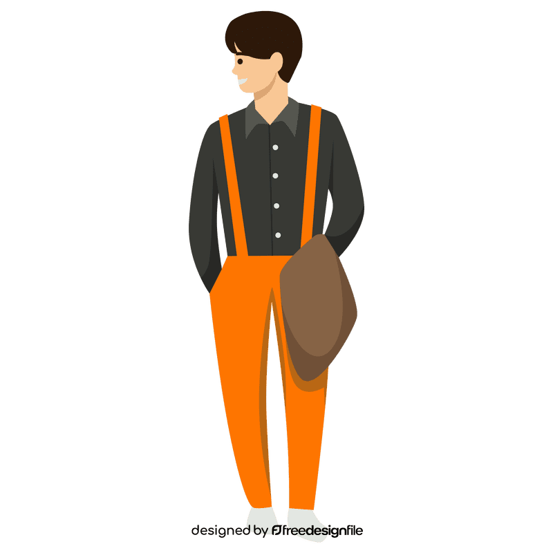 Man model clipart