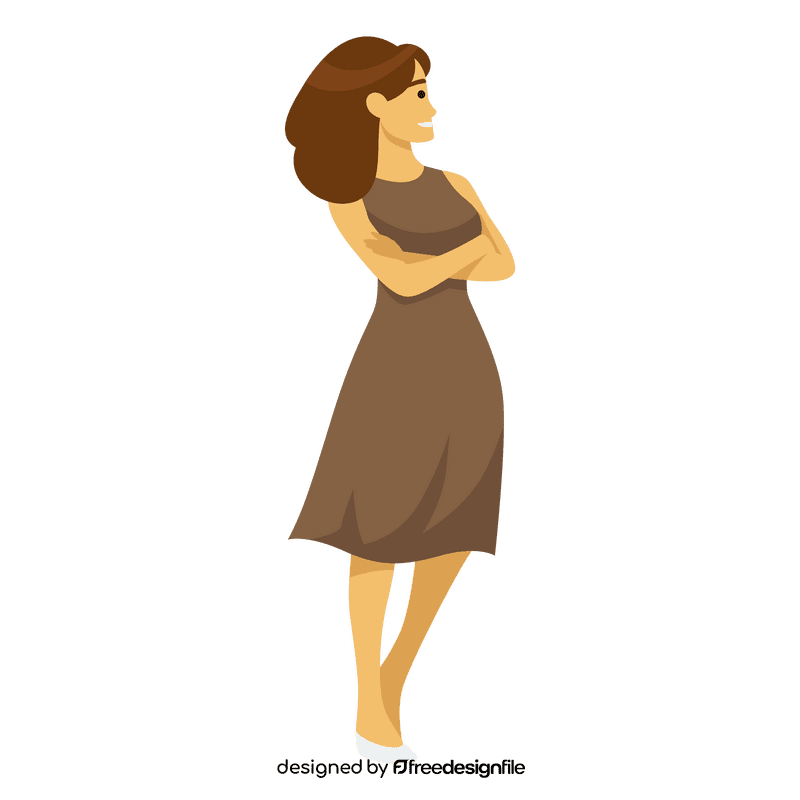 Woman model clipart
