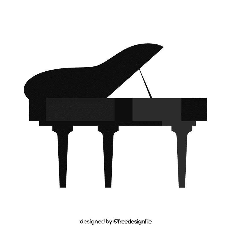 Classic piano clipart