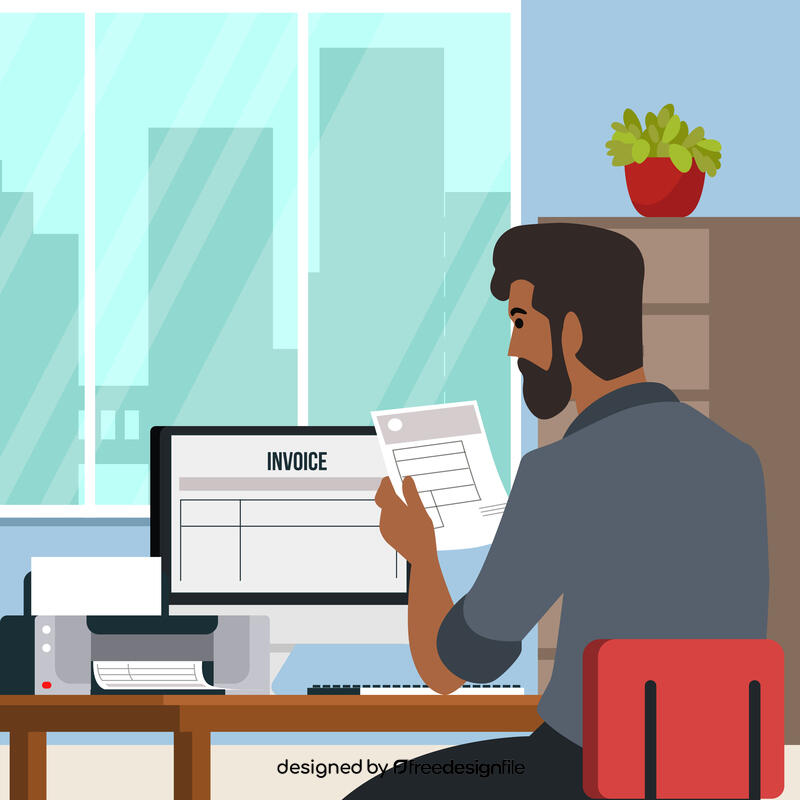 Accountant vector