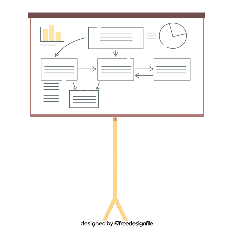 Presentation board clipart