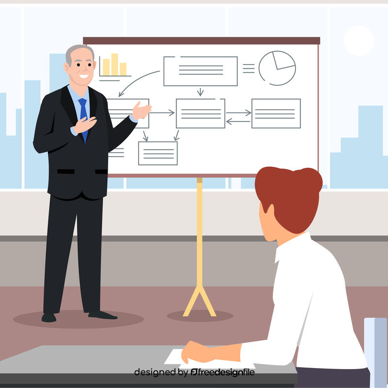 Business consultant vector