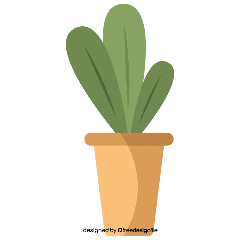 Pot plant clipart