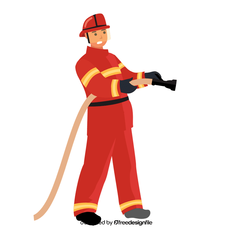 Firefighter clipart