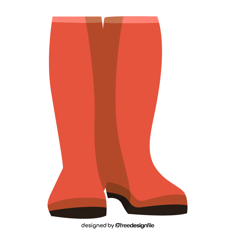 Gardener boots clipart