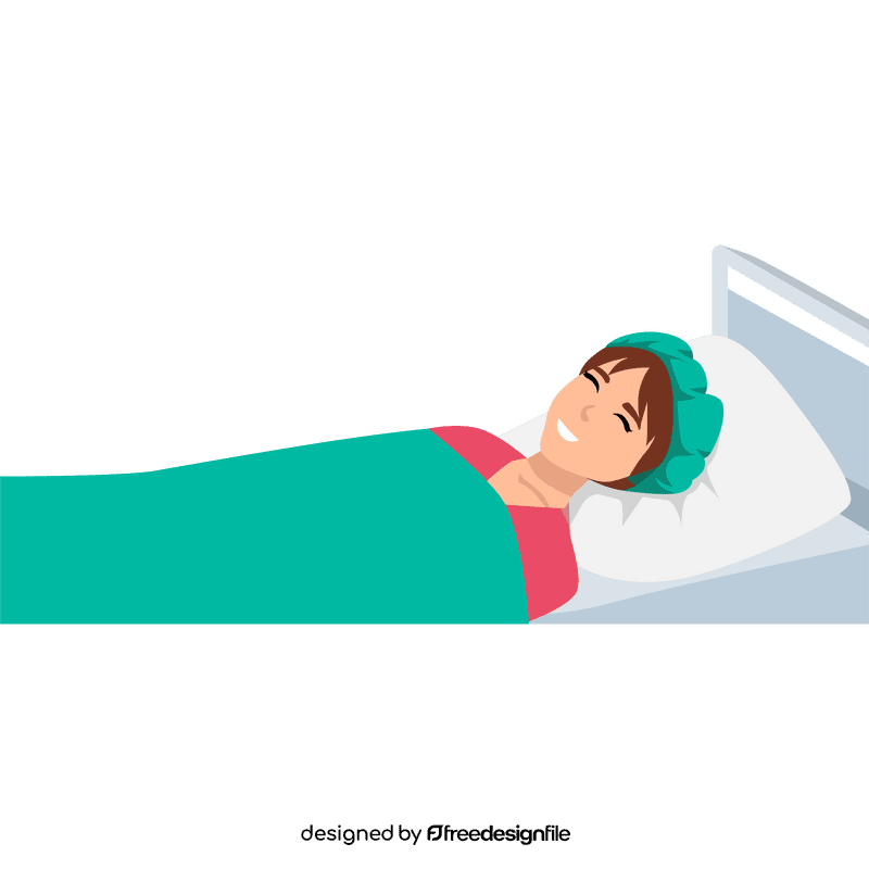 Hospital patient clipart
