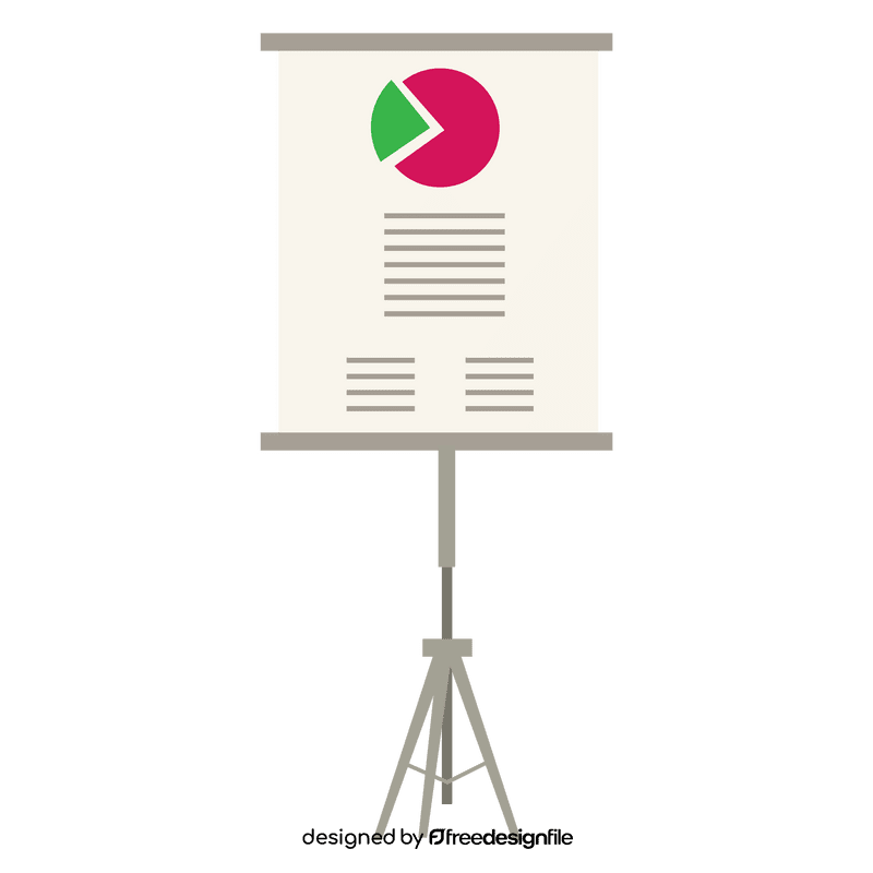 Presentation board clipart