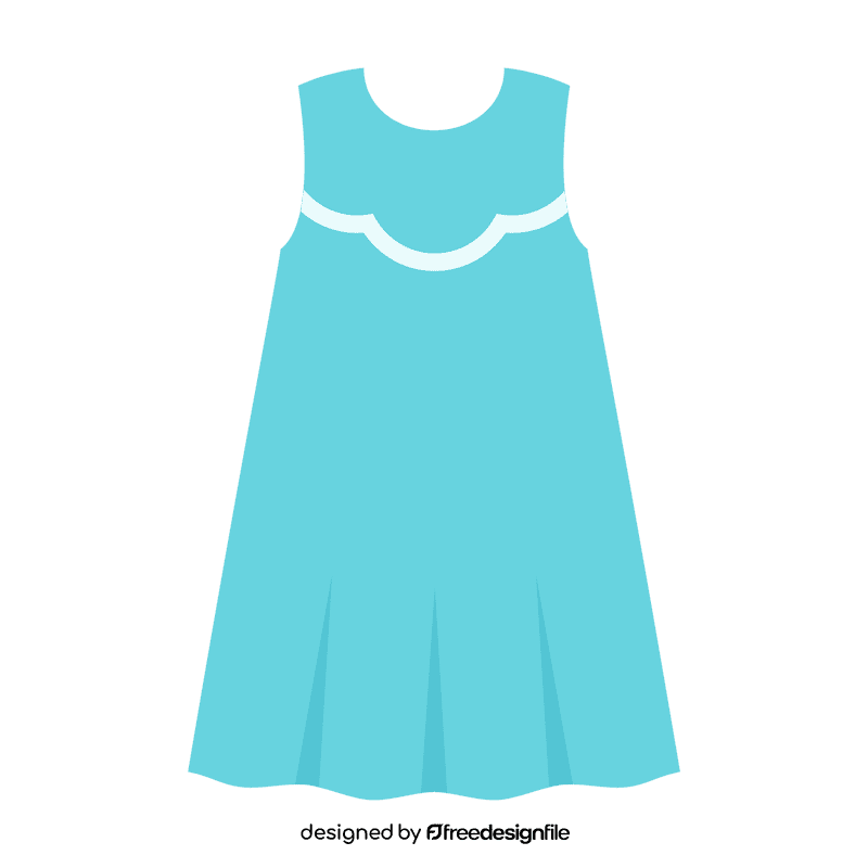 Green dress clipart