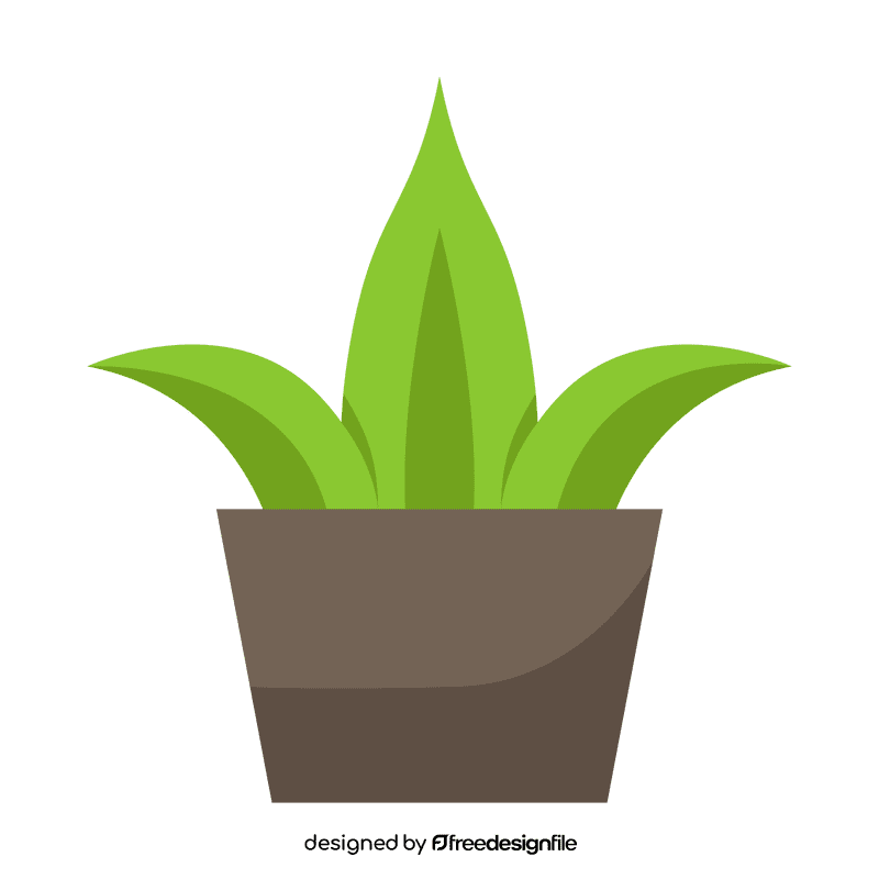 Pot plant clipart