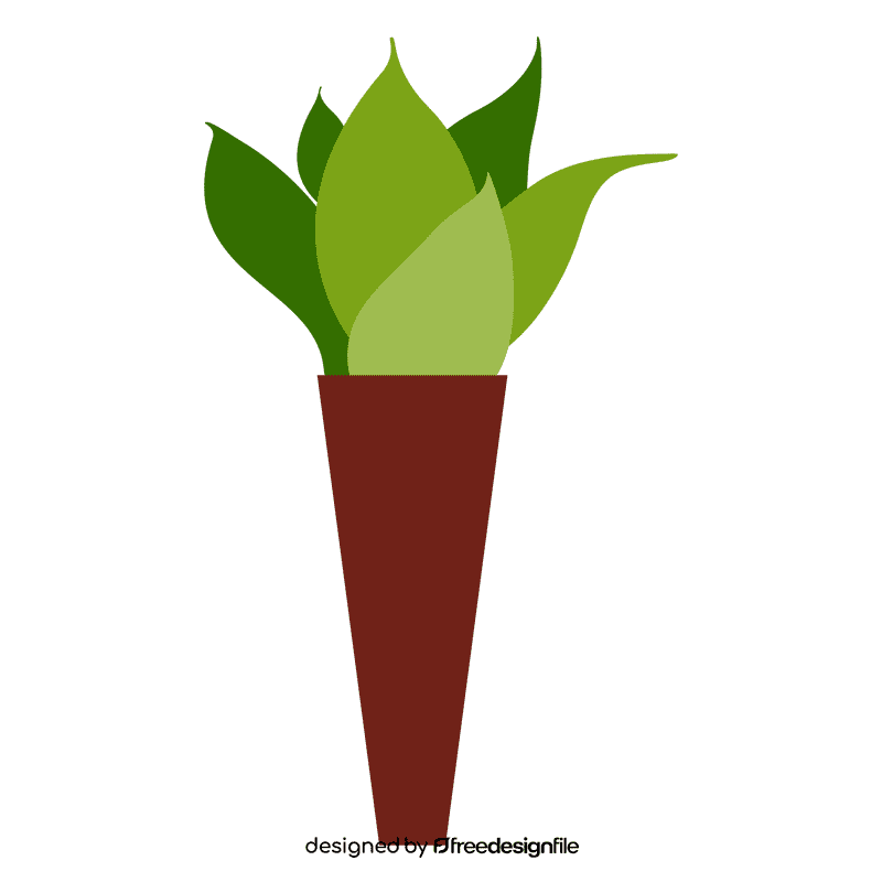 Vase plant clipart