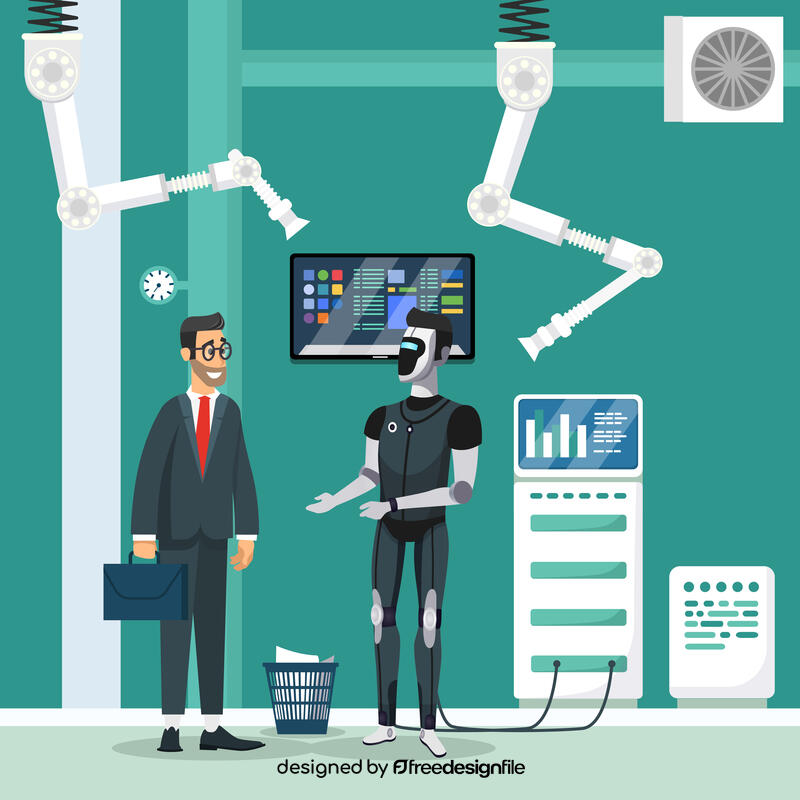 Robot scientist vector