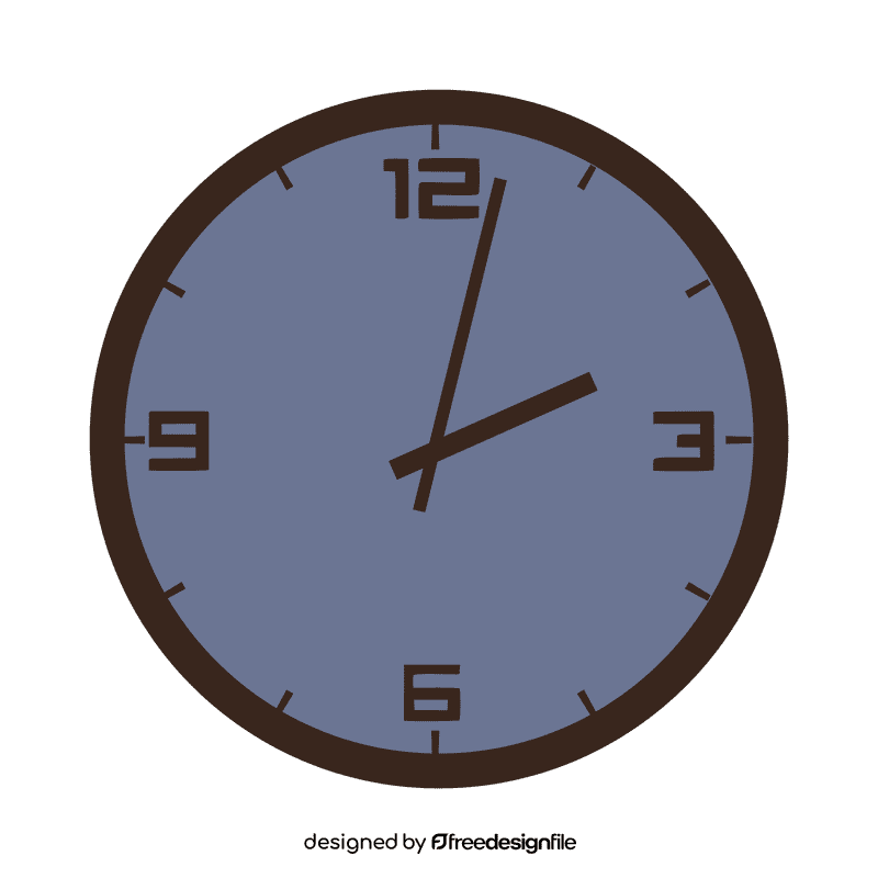 Clock night clipart