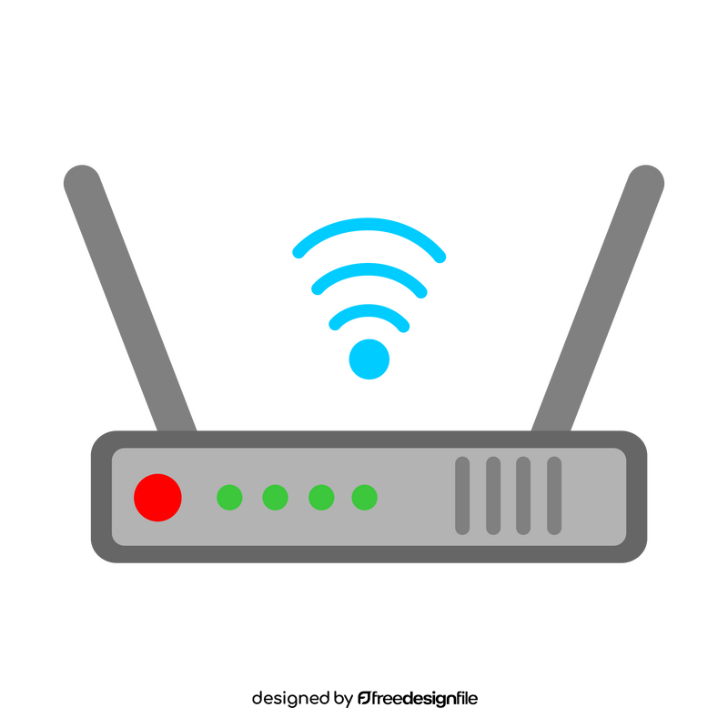 Internet router clipart