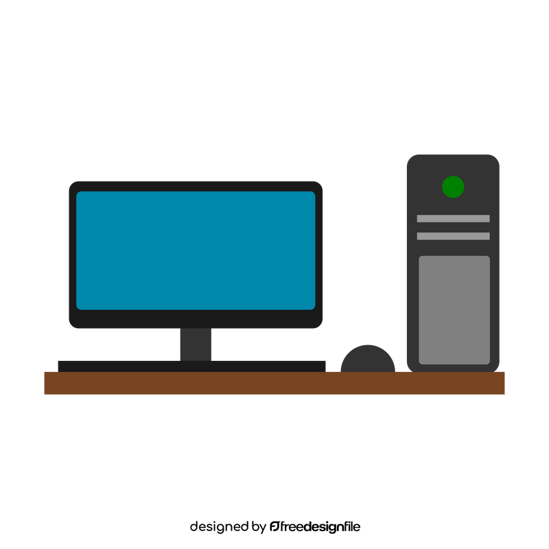 Personal computer clipart