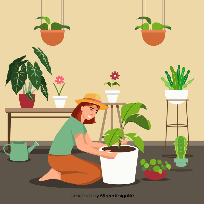 House garden vector