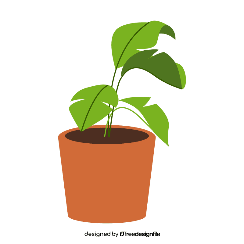 Potted plant clipart