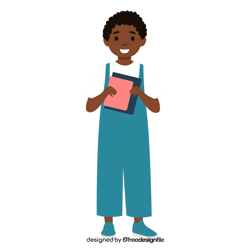 Cute little boy clipart