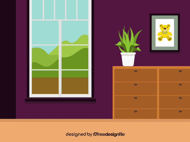 Study room vector