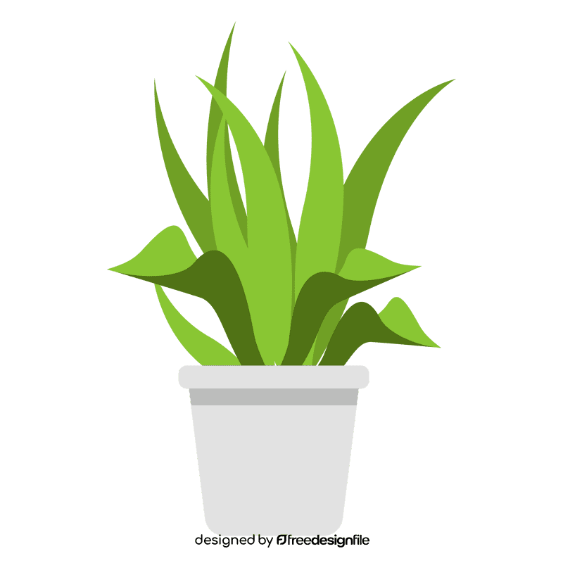 Pot plant clipart