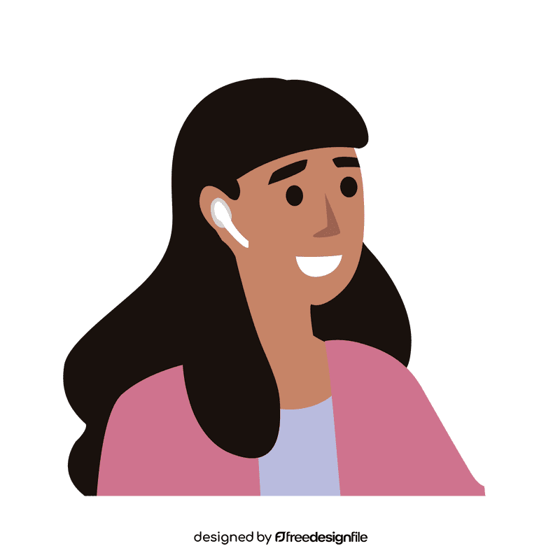 Woman character clipart