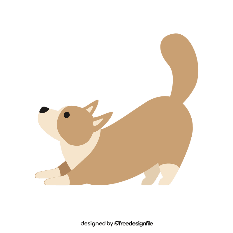 Cute dog clipart