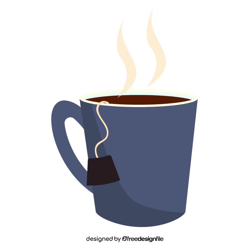 Tea in a cup clipart